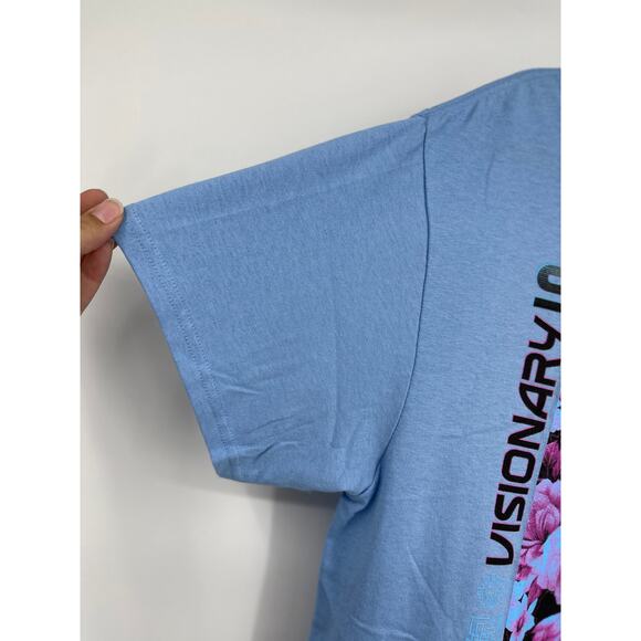 The Young and Wild Savage Blue Graphic TShirt Short Sleeve Mens Size Large NEW - Picture 5 of 8